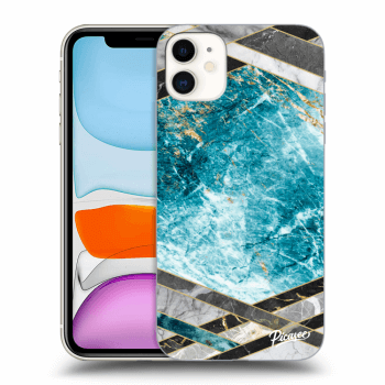 Husă pentru Apple iPhone 11 - Blue geometry