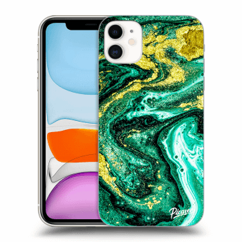 Husă pentru Apple iPhone 11 - Green Gold