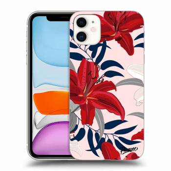 Picasee ULTIMATE CASE MagSafe pentru Apple iPhone 11 - Red Lily