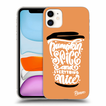 Husă pentru Apple iPhone 11 - Pumpkin coffee