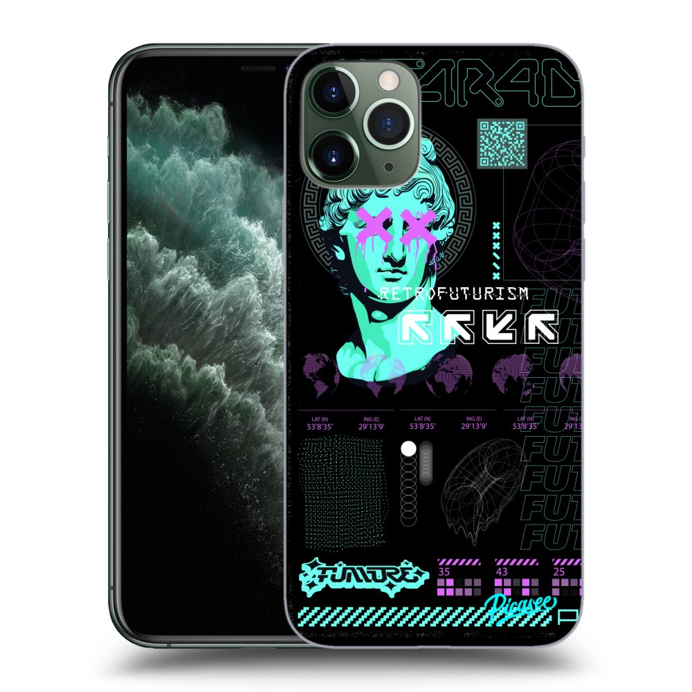 Picasee husă transparentă din silicon pentru Apple iPhone 11 Pro - RETRO