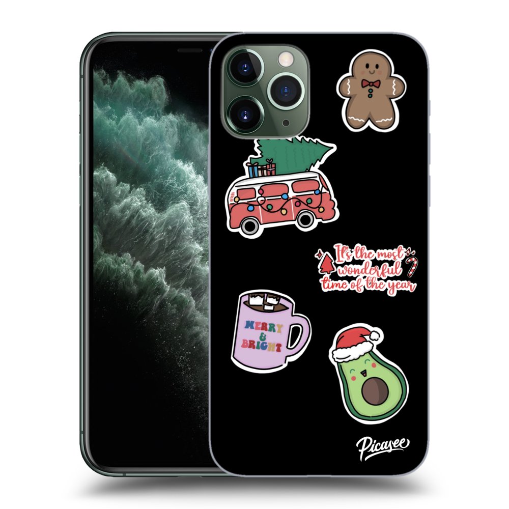 Picasee ULTIMATE CASE MagSafe pentru Apple iPhone 11 Pro - Christmas Stickers