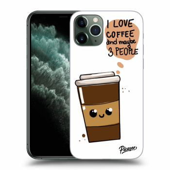 Picasee husă transparentă din silicon pentru Apple iPhone 11 Pro - Cute coffee