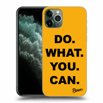 Picasee husă transparentă din silicon pentru Apple iPhone 11 Pro - Do What You Can