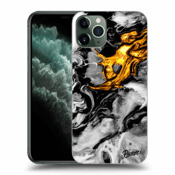 Husă pentru Apple iPhone 11 Pro - Black Gold 2