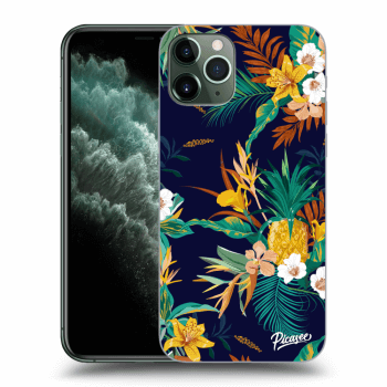 Picasee husă transparentă din silicon pentru Apple iPhone 11 Pro - Pineapple Color