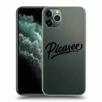 Picasee husă transparentă din silicon pentru Apple iPhone 11 Pro - Picasee - black