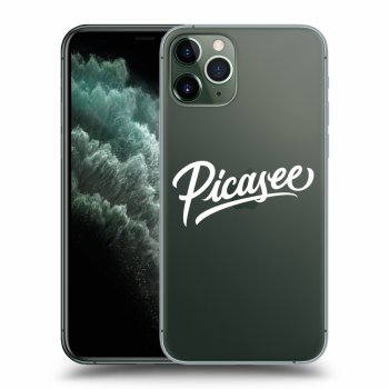 Picasee husă transparentă din silicon pentru Apple iPhone 11 Pro - Picasee - White