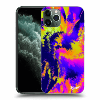 Picasee husă transparentă din silicon pentru Apple iPhone 11 Pro - Burn