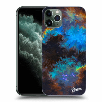 Picasee husă neagră din silicon pentru Apple iPhone 11 Pro - Space