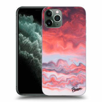 Picasee husă transparentă din silicon pentru Apple iPhone 11 Pro - Sunset