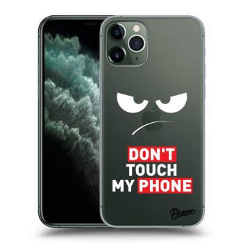 Picasee husă transparentă din silicon pentru Apple iPhone 11 Pro - Angry Eyes - Transparent