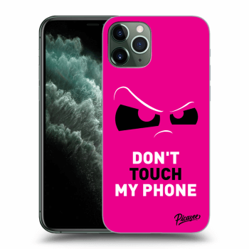 Picasee husă transparentă din silicon pentru Apple iPhone 11 Pro - Cloudy Eye - Pink