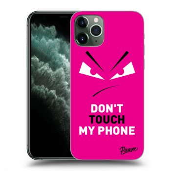 Picasee husă transparentă din silicon pentru Apple iPhone 11 Pro - Evil Eye - Pink