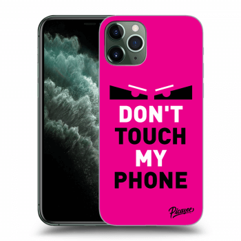 Picasee husă transparentă din silicon pentru Apple iPhone 11 Pro - Shadow Eye - Pink