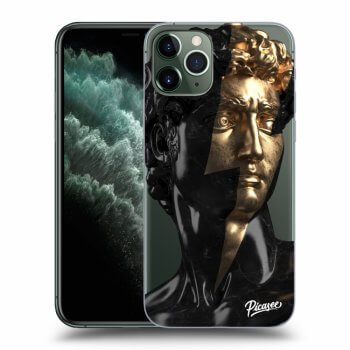 Picasee husă transparentă din silicon pentru Apple iPhone 11 Pro - Wildfire - Black