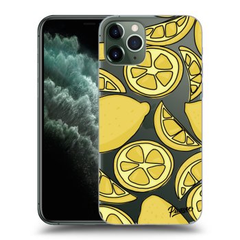 Picasee husă transparentă din silicon pentru Apple iPhone 11 Pro - Lemon