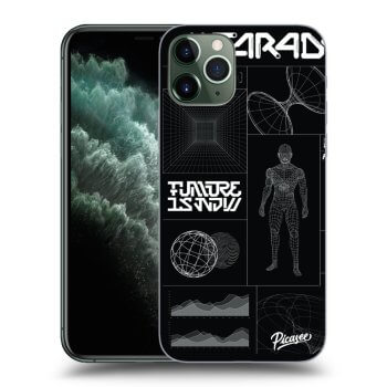 Picasee husă transparentă din silicon pentru Apple iPhone 11 Pro - BLACK BODY