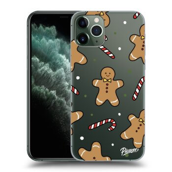 Picasee husă transparentă din silicon pentru Apple iPhone 11 Pro - Gingerbread