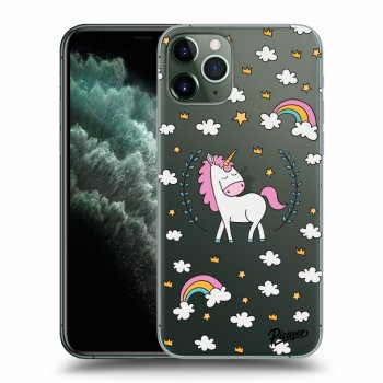 Picasee husă transparentă din silicon pentru Apple iPhone 11 Pro - Unicorn star heaven