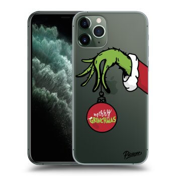 Picasee husă transparentă din silicon pentru Apple iPhone 11 Pro - Grinch