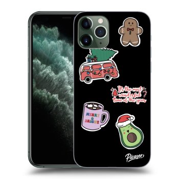 Husă pentru Apple iPhone 11 Pro - Christmas Stickers