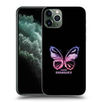 Picasee husă transparentă din silicon pentru Apple iPhone 11 Pro - Diamanty Purple