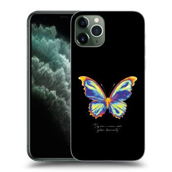 Picasee husă transparentă din silicon pentru Apple iPhone 11 Pro - Diamanty Black