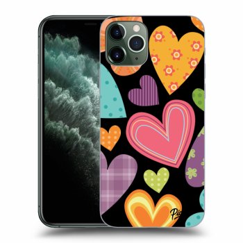 Husă pentru Apple iPhone 11 Pro - Colored heart
