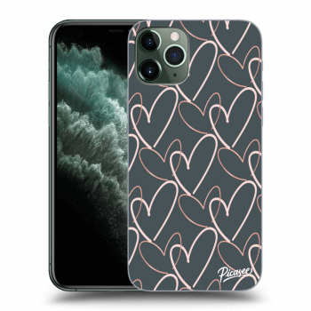Picasee husă transparentă din silicon pentru Apple iPhone 11 Pro - Lots of love