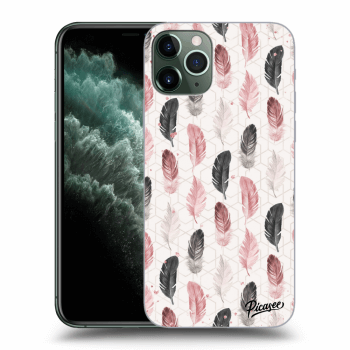 Picasee husă transparentă din silicon pentru Apple iPhone 11 Pro - Feather 2
