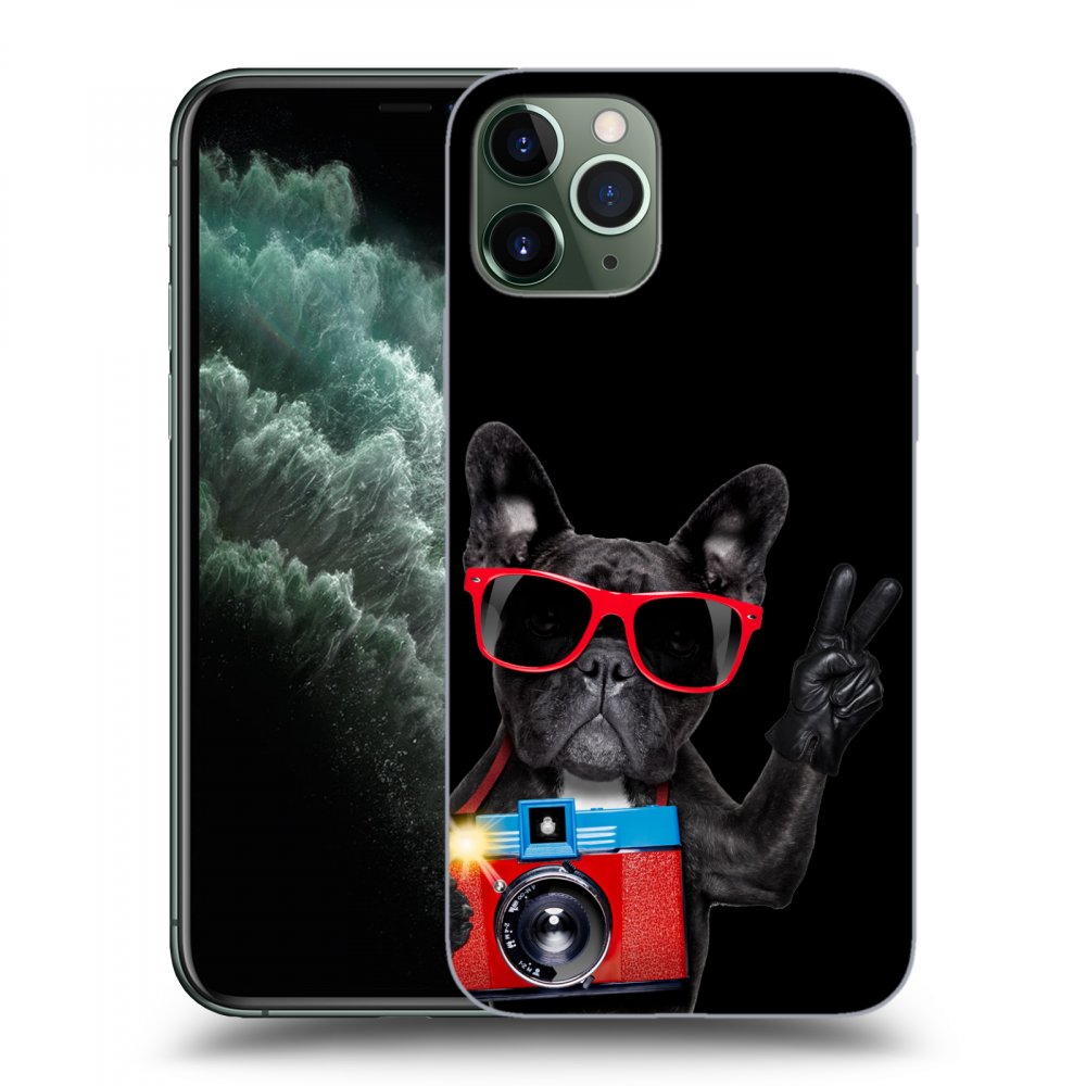 Picasee ULTIMATE CASE MagSafe pentru Apple iPhone 11 Pro - French Bulldog