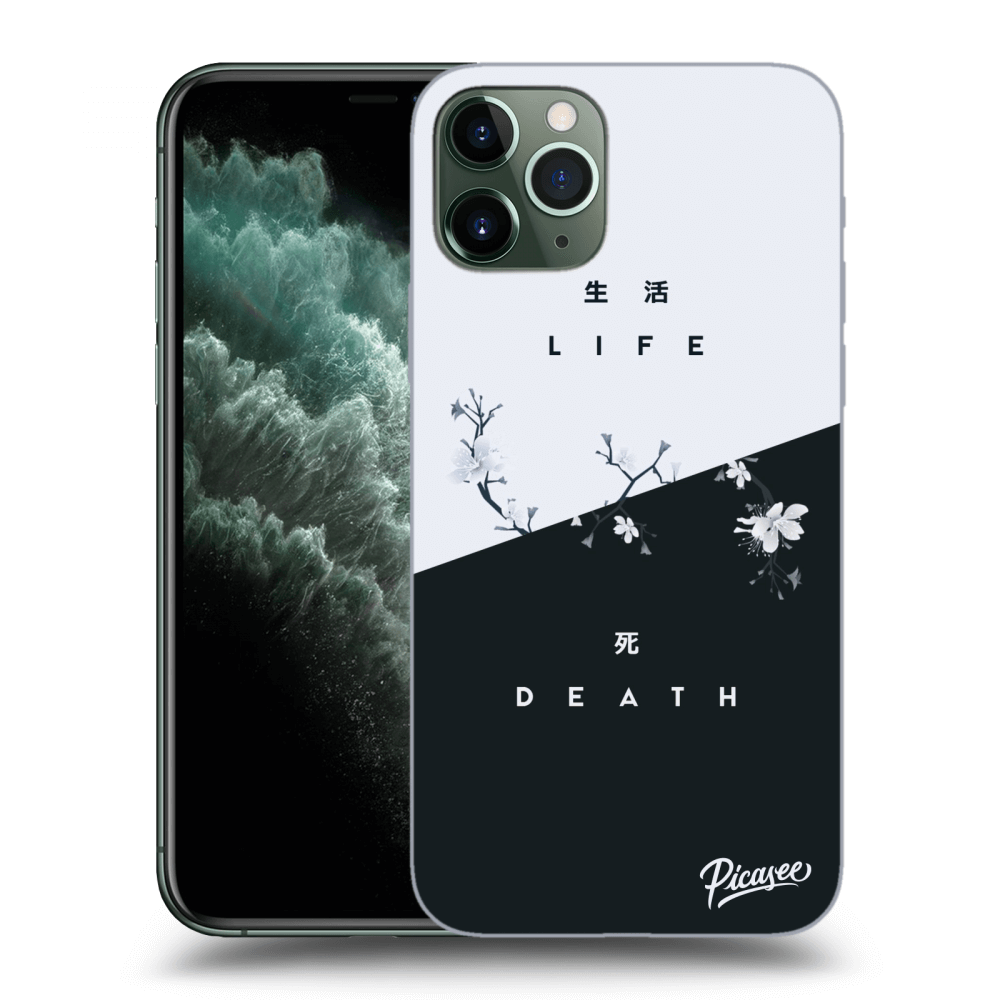 Picasee husă transparentă din silicon pentru Apple iPhone 11 Pro - Life - Death