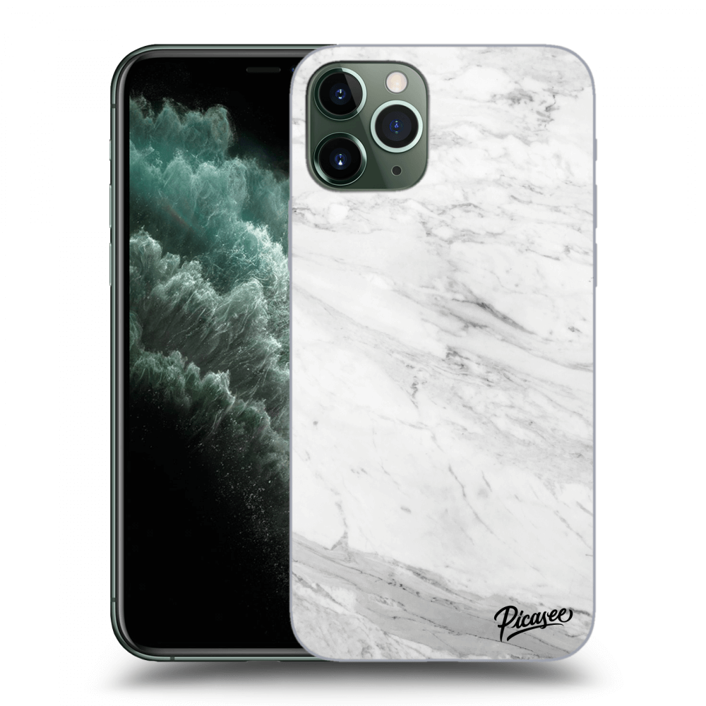 Picasee ULTIMATE CASE MagSafe pentru Apple iPhone 11 Pro - White marble