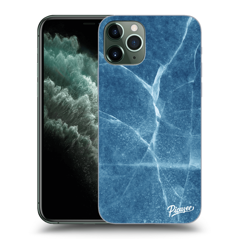 Picasee husă transparentă din silicon pentru Apple iPhone 11 Pro - Blue marble
