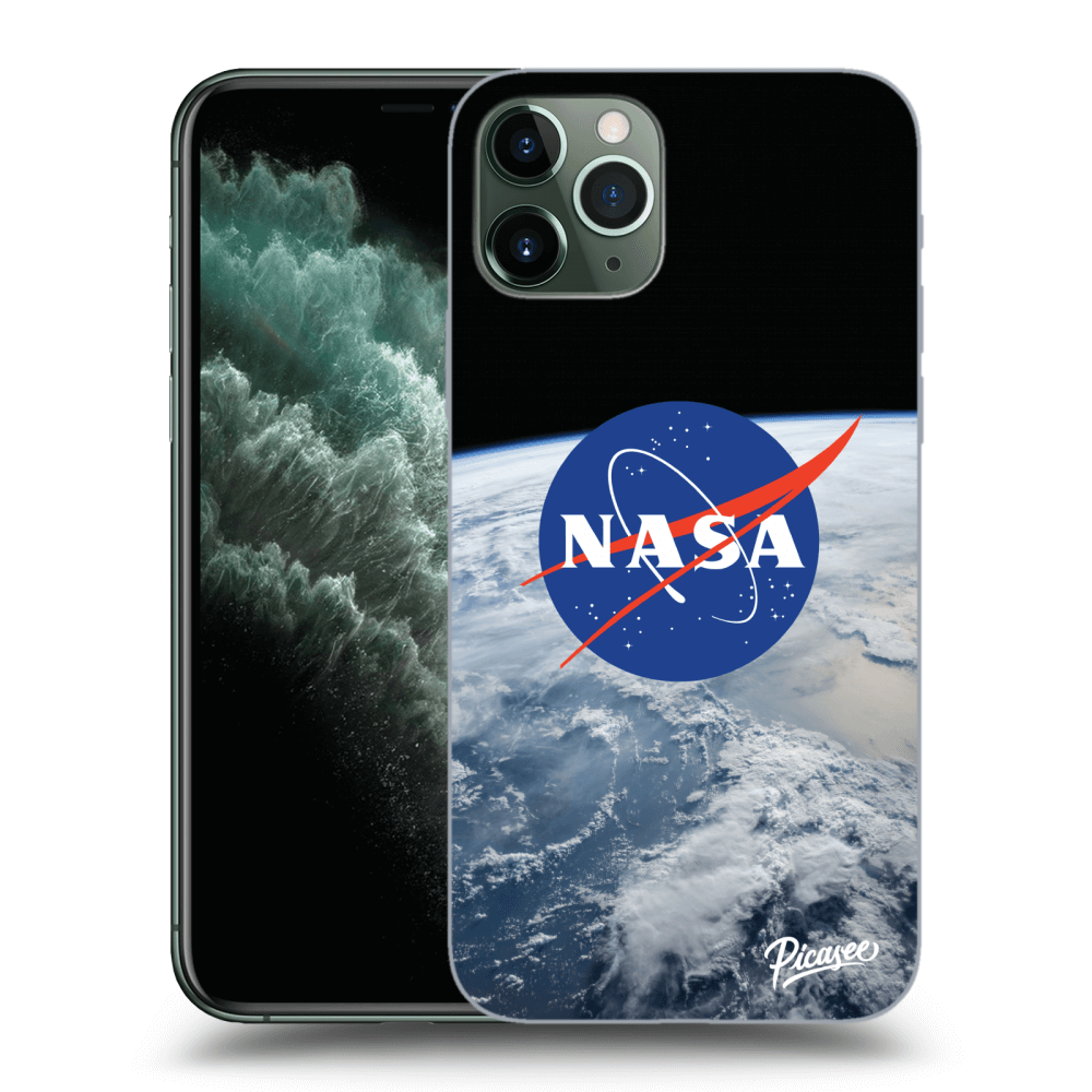 Picasee husă transparentă din silicon pentru Apple iPhone 11 Pro Max - Nasa Earth