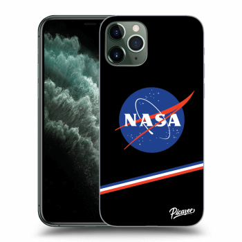 Picasee husă neagră din silicon pentru Apple iPhone 11 Pro Max - NASA Original