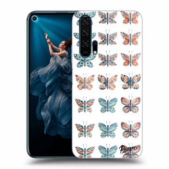 Picasee husă transparentă din silicon pentru Honor 20 Pro - Butterflies