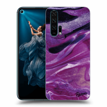 Husă pentru Honor 20 Pro - Purple glitter