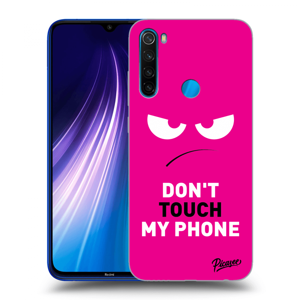 Picasee ULTIMATE CASE pentru Xiaomi Redmi Note 8 - Angry Eyes - Pink