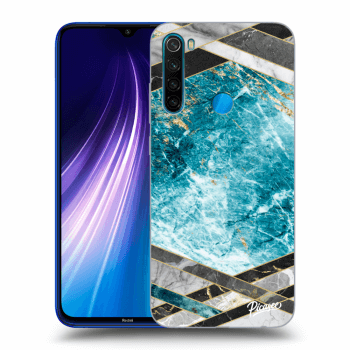 Husă pentru Xiaomi Redmi Note 8 - Blue geometry