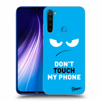 Picasee ULTIMATE CASE pentru Xiaomi Redmi Note 8 - Angry Eyes - Blue