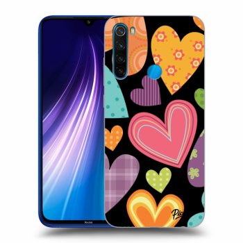Husă pentru Xiaomi Redmi Note 8 - Colored heart