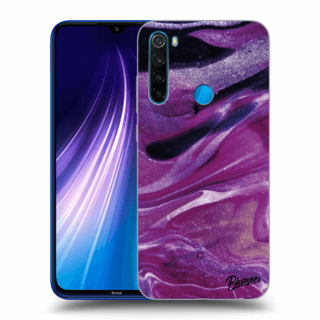 Husă pentru Xiaomi Redmi Note 8 - Purple glitter