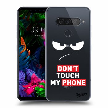 Husă pentru LG G8s ThinQ - Angry Eyes - Transparent