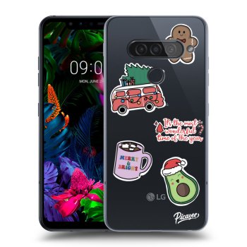 Husă pentru LG G8s ThinQ - Christmas Stickers