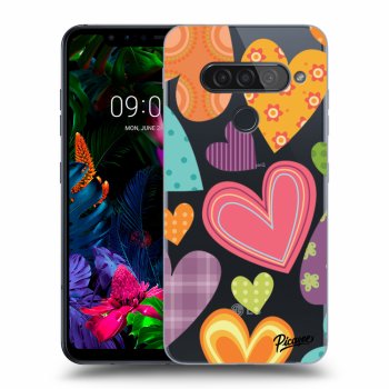 Husă pentru LG G8s ThinQ - Colored heart