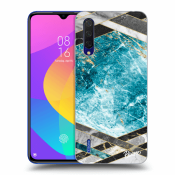 Husă pentru Xiaomi Mi 9 Lite - Blue geometry