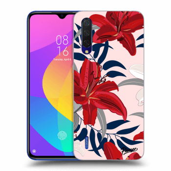 Husă pentru Xiaomi Mi 9 Lite - Red Lily