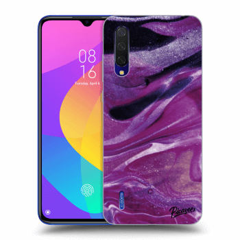 Husă pentru Xiaomi Mi 9 Lite - Purple glitter